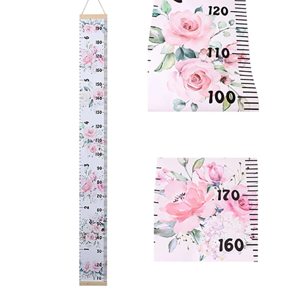 Nordic Style Baby Child Kids Height Ruler Height Measure Ruler Children's room Growth Size Chart Home Decoration Ornament - Цвет: Style 5