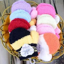 Новые детские перчатки осень-зима детские перчатки теплые мальчики и варежки для девочек коралловый пакет детские перчатки Детские аксессуары для малышей