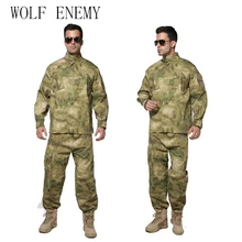 Армия США BDU немецкий Камуфляжный костюм Тактический Военный Боевой страйкбол Униформа-куртка+ брюки Мужской медицинский комплект одежды