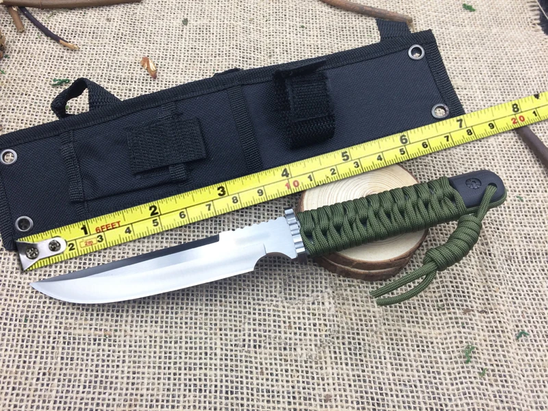 New Tactical Fixed Blade Knife,5Cr15Mov Outdoor Hunting Knife,EDC