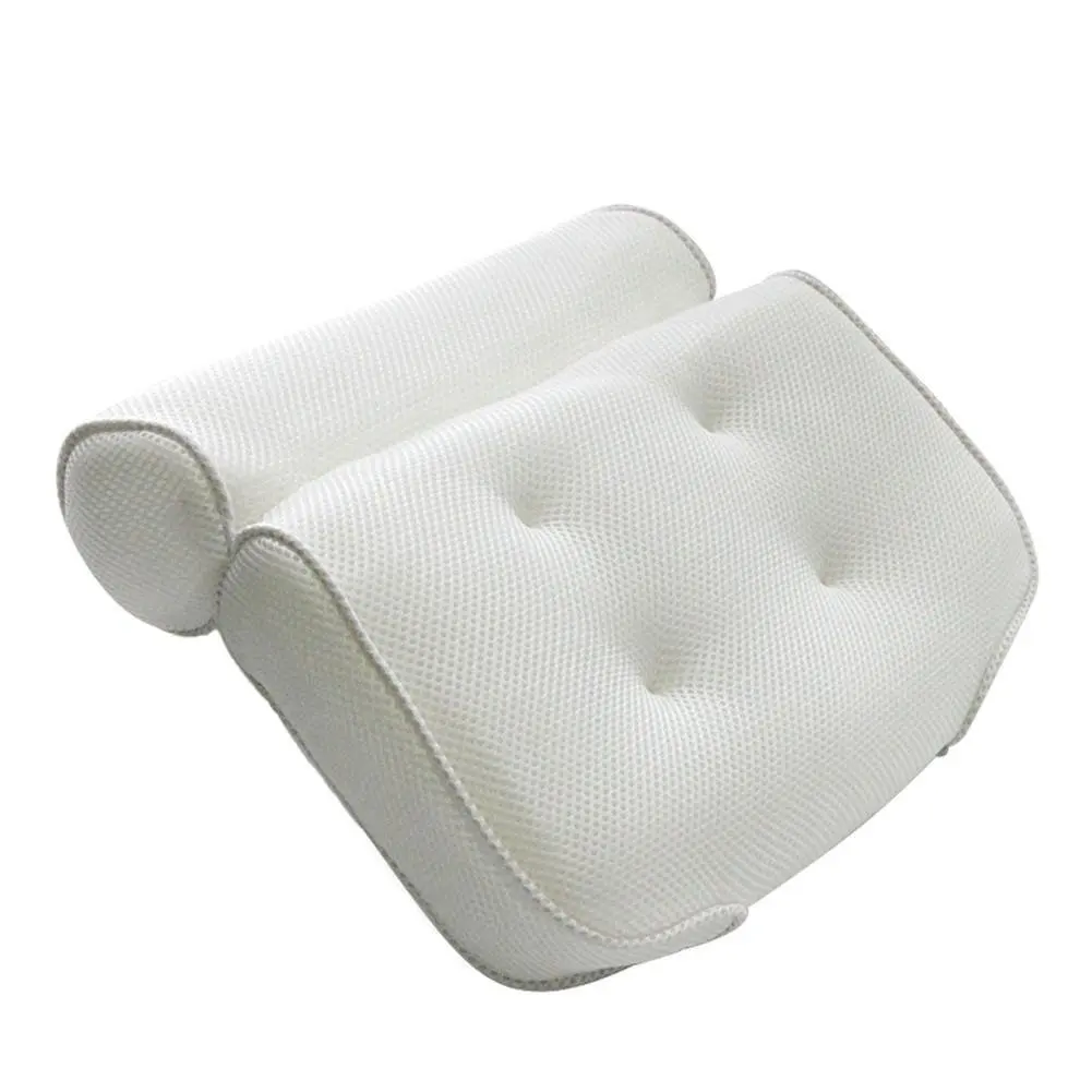 Дышащая подушка для ванны 3D сетка подушка для ванны спа с баночкой для шеи и спины спа подушка для Дома гидромассажная Ванна Подушка для ванны