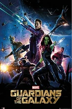Guardians Of The Galaxy Retro Poster, Home Decor Wall Sticker 20x30inches Free Shipping J115