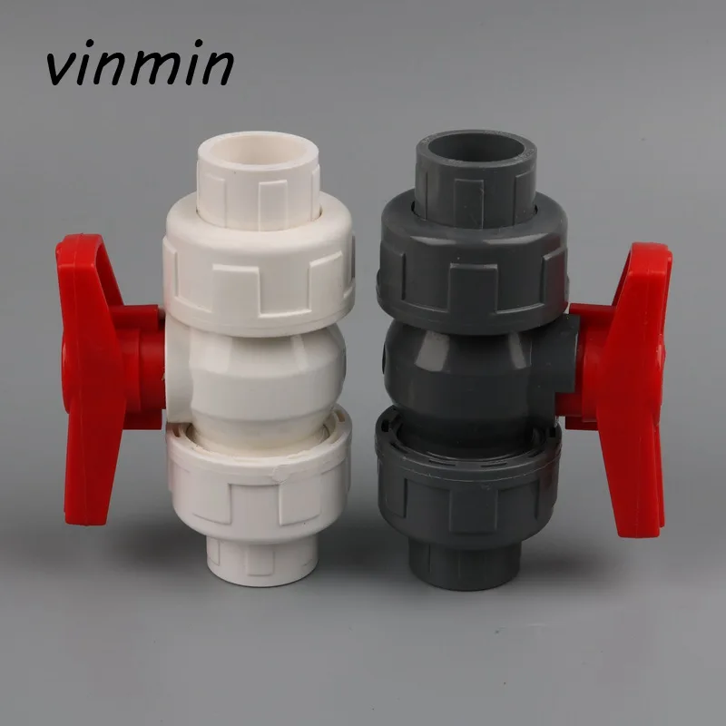 

40mm To 40mm PVC Ball Valve Union Joint Slip Shut Valve PVC Pipe Fittings Plumbing For 40mm Outside Diameter's Pipe Water Pipe