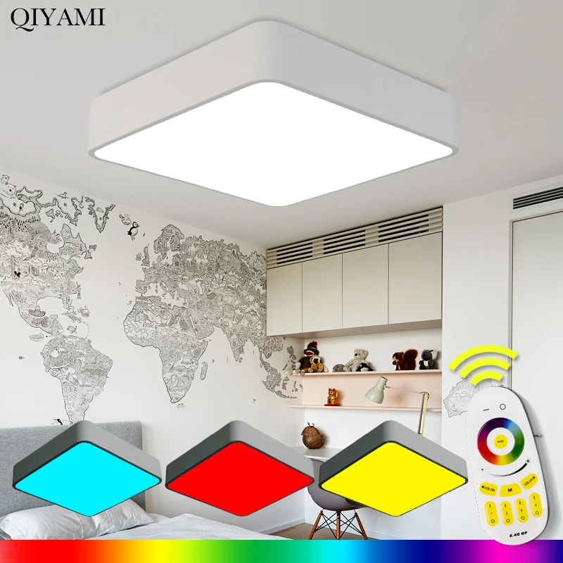 

Modern LED Ceiling Light Dimmable Smart Ceiling Lamp For Living room Colourful RGB+Cold White+Warm White 2.4G RF Remote Control