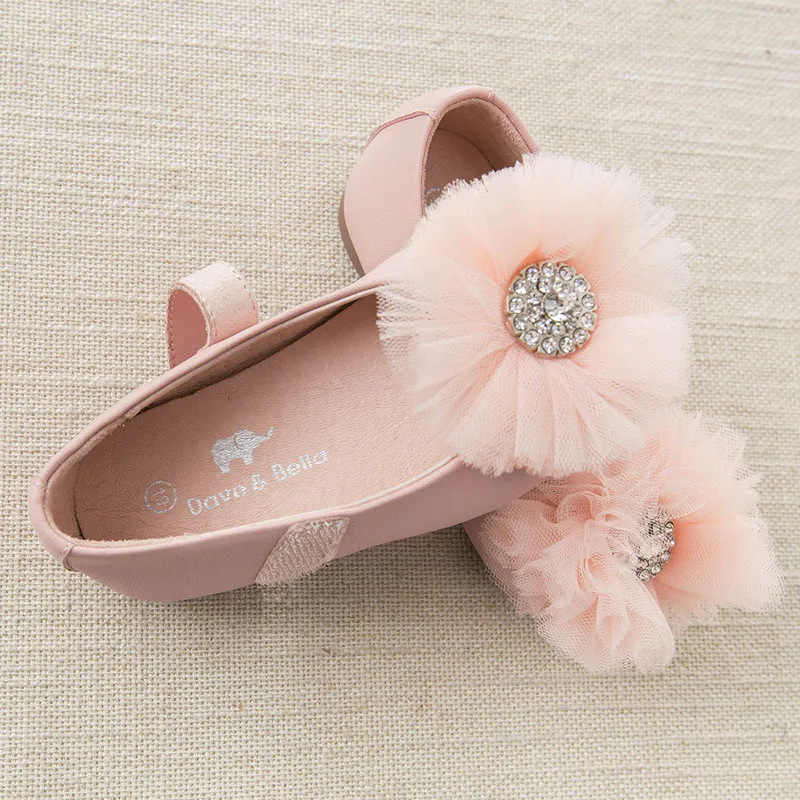 DB6747 Dave Bella/Весенняя кожаная обувь для маленьких девочек; детская брендовая обувь