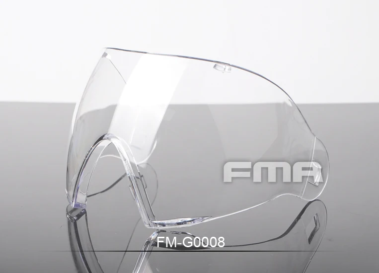 FMA F1 Полнолицевая поликарбонатная линза с одним слоем для FM-F0022-FM-F0025, маска - Цвет: FM-G0008