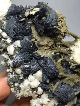 

538g Natural skeletal Elestial &Calcite&Speculari QUARTZ Crystal Mineral Specimen ramadan gifts