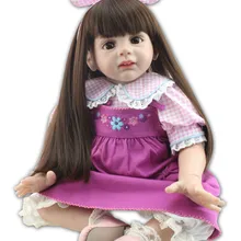 Дизайн 24 дюйма младенец получивший новую жизнь baby doll фридолин реалистичные sweet girl реального нежное прикосновение