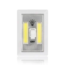 ABEDOE светодиодный настенный светильник, Ночной светильник, походная лампа, работающая на батарейках, с переключателем, волшебная лента для наружного использования, для гаража, лестничной клетки, шкафа