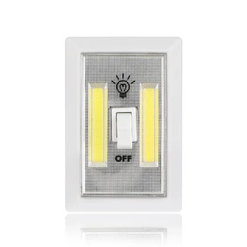 

ABEDOE LED Wall Light Night Lights Camp Lamp Battery Operated With Switch Magic Tape For Outdoor Indoor Garage Stairwell Closet