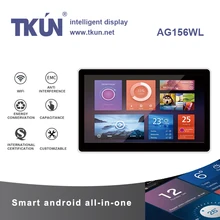 TKUN 15,6 дюймов емкостный мультитач все-в-одном машина, android все-в-одном. Промышленный Класс дисплея AG156WL AG156WL 3288