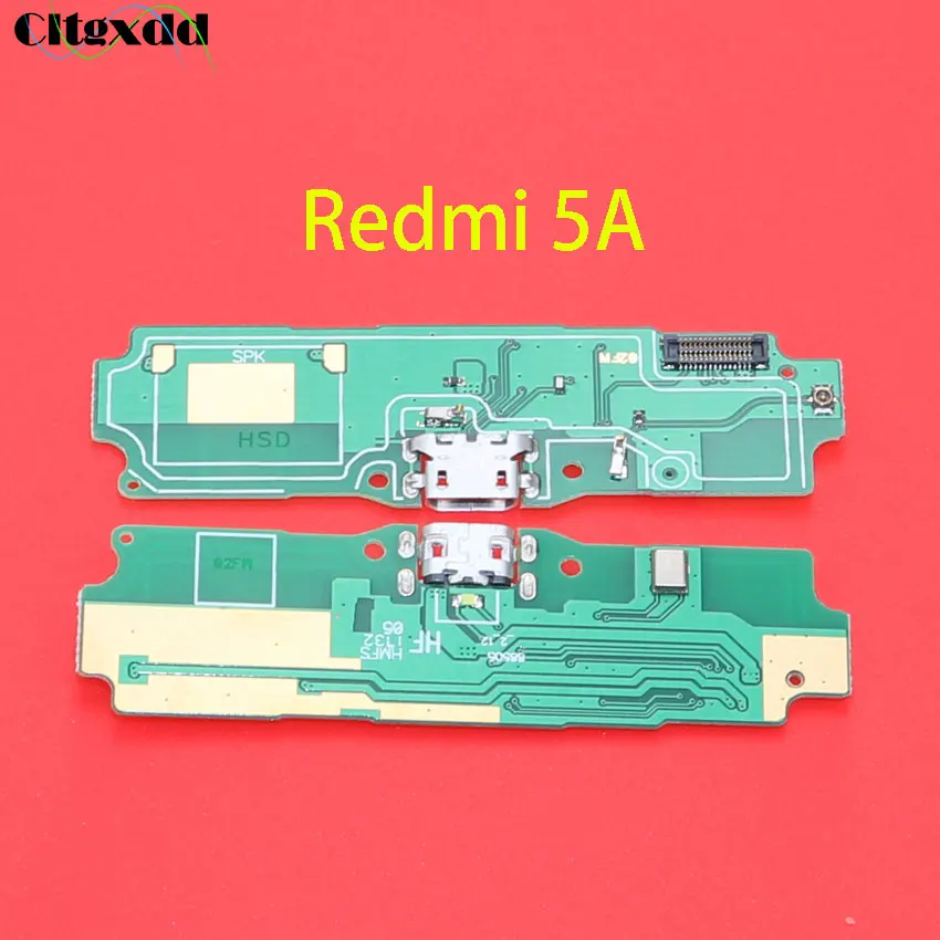 Cltgxdd микрофонный модуль+ USB плата с зарядным портом Flex кабель Разъем для Xiaomi Redmi 1 2 3 3S 4 4A 4X5 5plus 5A 6 6A S2 - Цвет: for redmi 5A