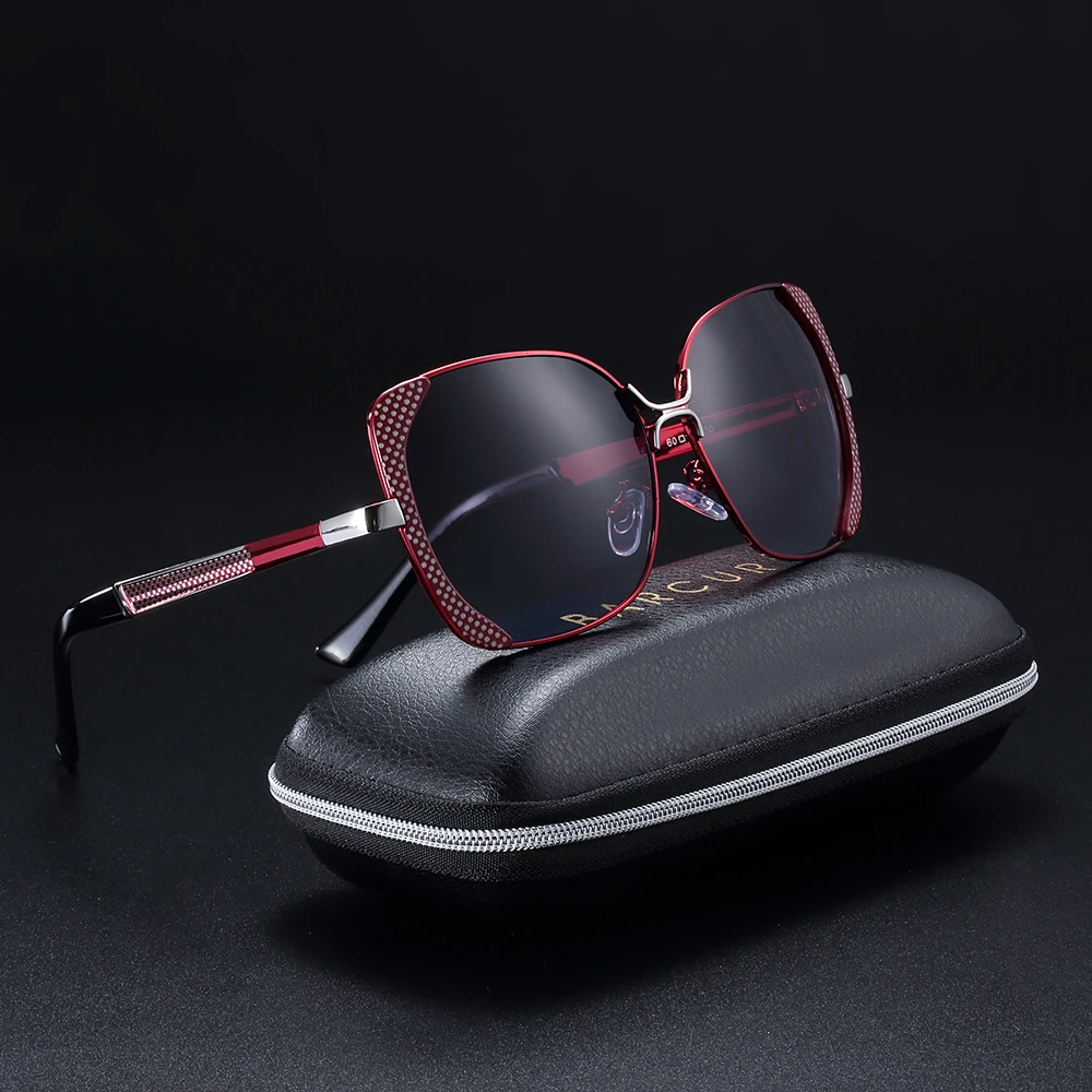 BARCUR Female Sunglasses Women Brand Designer Polarized Sunglasses