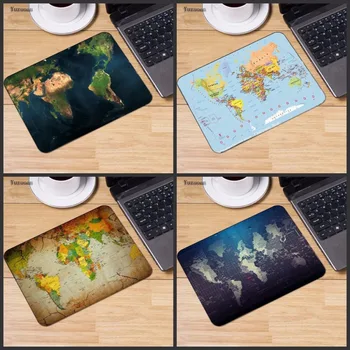 

Yuzuoan Fashion Old World Map Mouse Pad Small Pad for Mouse Notbook Computer Mousepad Gaming Mouse Mats for Mouse Game 18*22cm