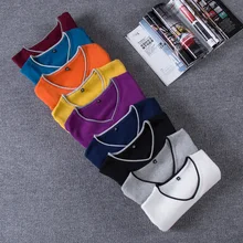 Одноцветный пуловер мужской свитер с v-образным вырезом Мужская рубашка с длинными рукавами мужские свитера шерсть Повседневное платье бренд кашемир Горячая Осень