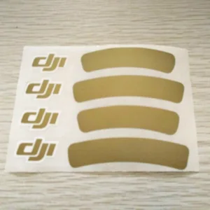 Бесплатная доставка DJI Золотая наклейка Стикеры s DJI Phantom 3 Универсальный Корпус украсить определить Стикеры DJI Phantom 1/2/3 аксессуары - изображение
