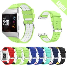 Легкий вентилируемый силиконовый браслет, аксессуар, браслет, спортивный ремешок для Fitbit Ionic, Прямая поставка 1103