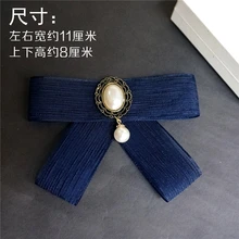 Новые женские модные повседневные импортные черные ленточная брошь жемчужная подвеска булавка универсальные ретро ювелирные аксессуары