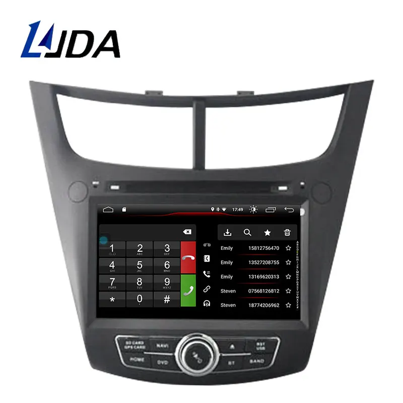 Excellent LJDA 2 Din Car Radio Android 9.1 Car DVD Player For CHEVROLET SALT 2014 2015 GPS Navigation Stereo WIFI Multimedia IPS Canbus 1