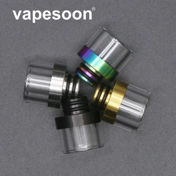 

10PCS VapeSoon 510 Stainless Steel+Glass Drip Tip For 510 Thread Atomizer For Melo 3 Mini Tank IJUST S Kit etc.