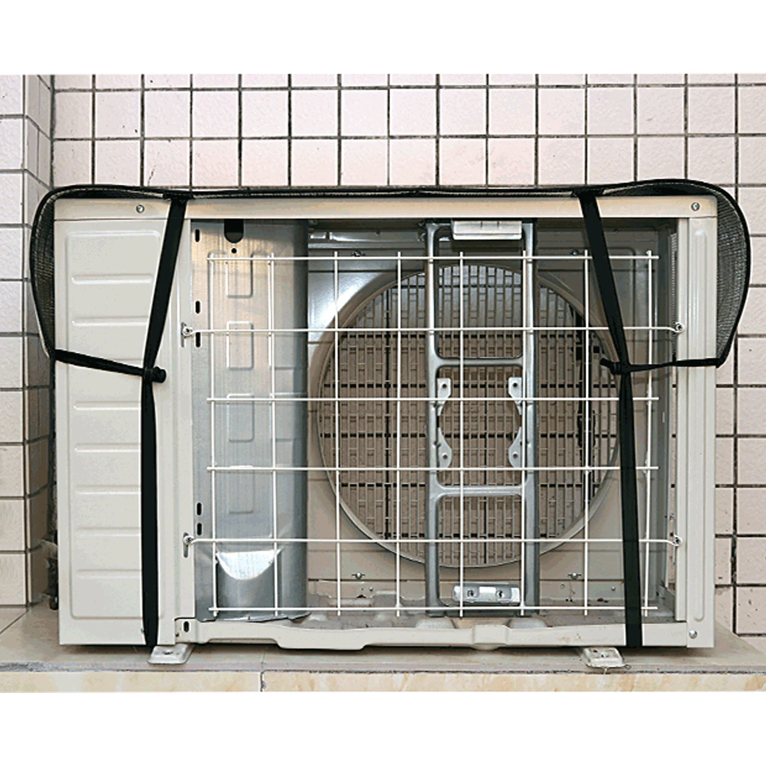 

Air Conditioner Top Cover Outdoor Air Conditioning Waterproof Sun Shade Protection Protector 125 x 35cm