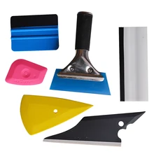 EHDIS Repair Tool Kit for Car Window Film Tint Tool Kit Vinyl Wrap 3M Felt Squeegee Rubber Car Cleaning Tools Set Snow Shovel