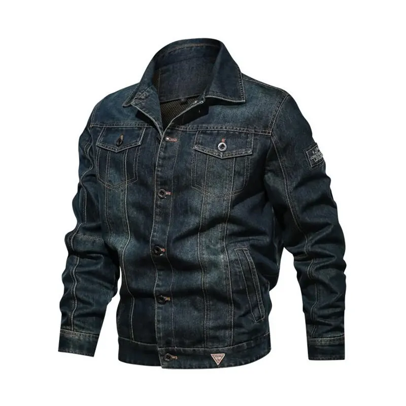 

2019 High Quality Brand Button Jeans JACKET COAT Men Fashion Tracksuit 2019 Cardigan Multi Mens Tour Size M- 6XL