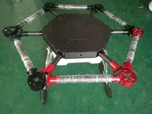 6 Axis 10 KG tak berawak RC drone bingkai serat karbon kosong Kabut Penyemprotan Pertanian Pertanian Mesin bingkai UAV