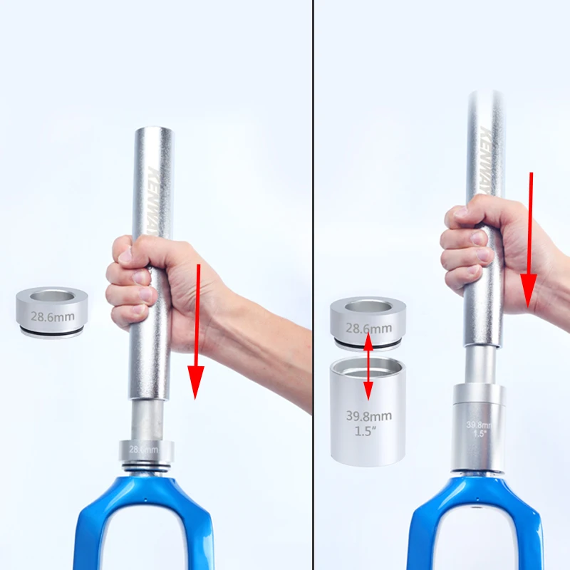 Горный велосипед вилка база Установка инструмент гарнитура Нижняя шайба установка инструмента Для 28,6 1,5 1,25 вилка
