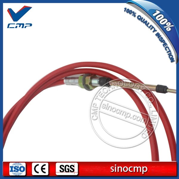 Hitachi EX90 Kobelco SK60-5 Throttle Cable for Excavator Spare Parts 105 Inches (3)