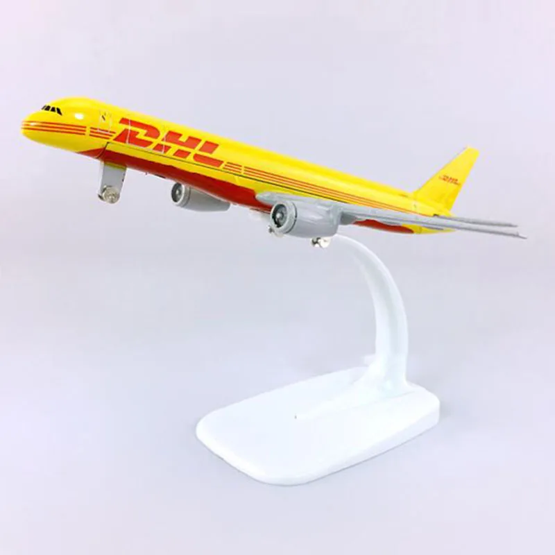 16 см 1:400 Boeing B757-200 модель DHL экспресс- авиалиний w базовый сплав самолет Коллекционная демонстрационная модель коллекции