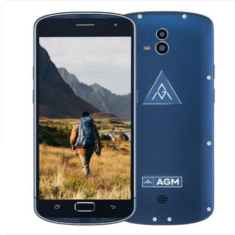 AGM X1 ЕС 5 дюйма FDD LTE Dual SIM мобильный телефон Android 0 Octa Core 4 ГБ + 64 13.0MP 5400 мАч