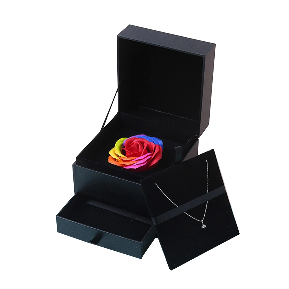 Набор из 16 предметов, подарок на день Святого Валентина романтические искусственные мыло в виде цветов розы Набор подарочных коробок для сувенир для свадебной вечеринки креативные подарки ко дню рождения - Цвет: 7 colors