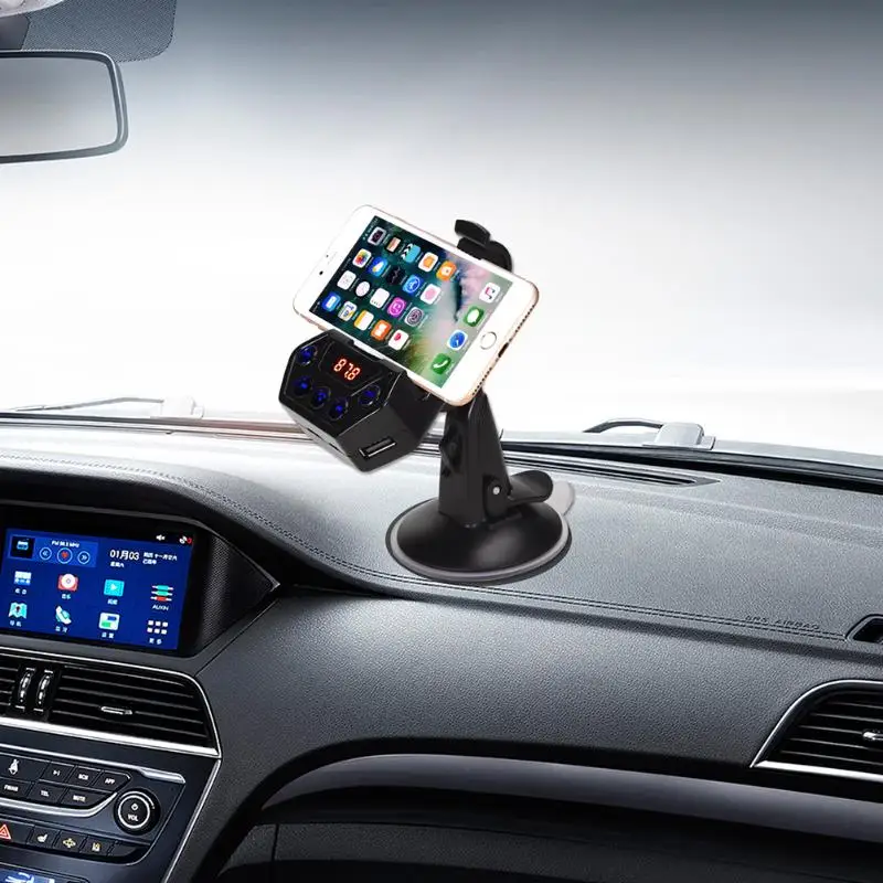 Universal Car Holder 360 Degree Adjustable Windshield Mount Mp3 Player Handfree FM Transmitter for Smart Phone GPS Bracket Stand Universal Car Holder 360 Degree Adjustable Windshield Mount Mp3 Player Handfree FM Transmitter for Smart Phone GPS Bracket Stand