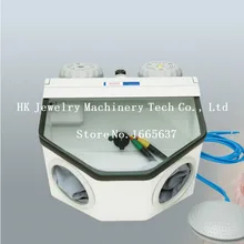 Новая ювелирная электрическая пескоструйная машина для продажи портативная пескоструйная машина с 2 ручками Ювелирная пескоструйная машина