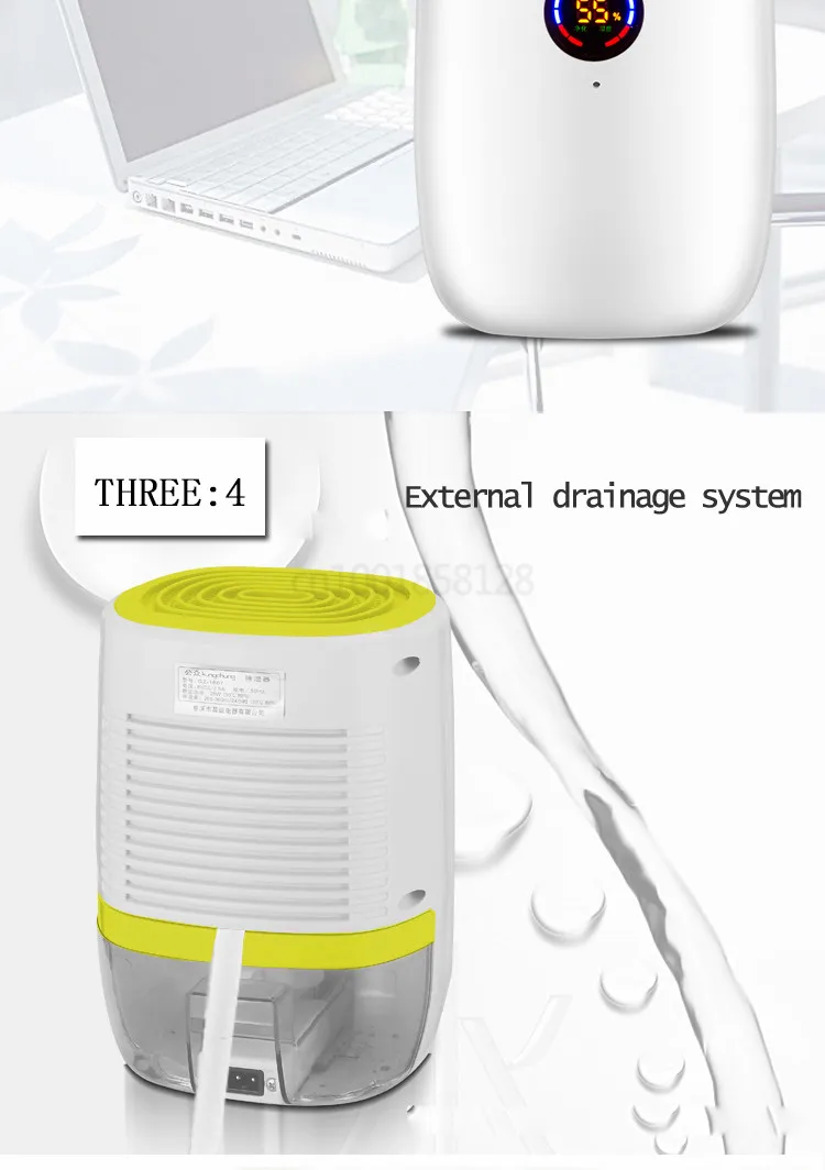 800 мл большой емкости высокое качество портативный осушитель воздуха для дома светодиодный дисплей ЭЛЕКТРИЧЕСКИЙ КОМНАТНЫЙ осушитель очиститель машина