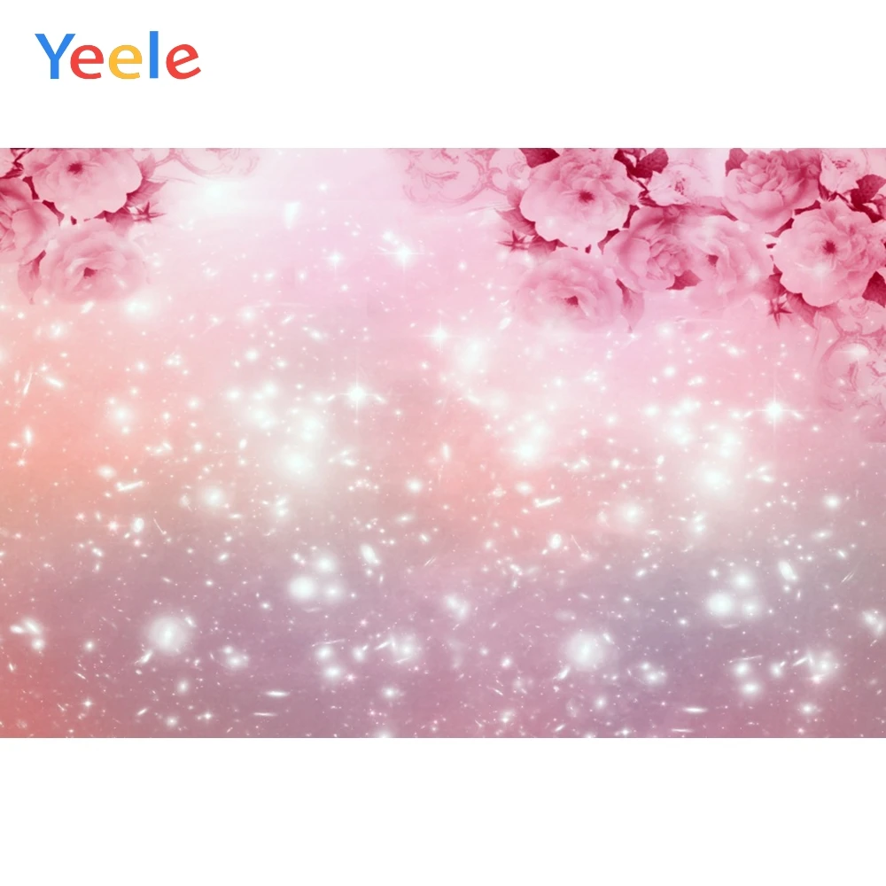 

Yeele Wedding Ceremony Pink Flowers Wonderland Scene Photography Backdrops Love Party Photographic Backgrounds For Photo Studio