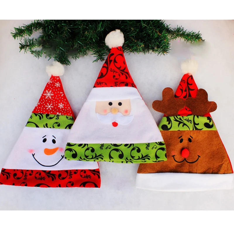 

Cute Elk Kids Hat Winter Cotton Infant Caps Snowman Christmas Hats Santa Claus Girls Boys Beanies Fashion Baby Decorative Cap