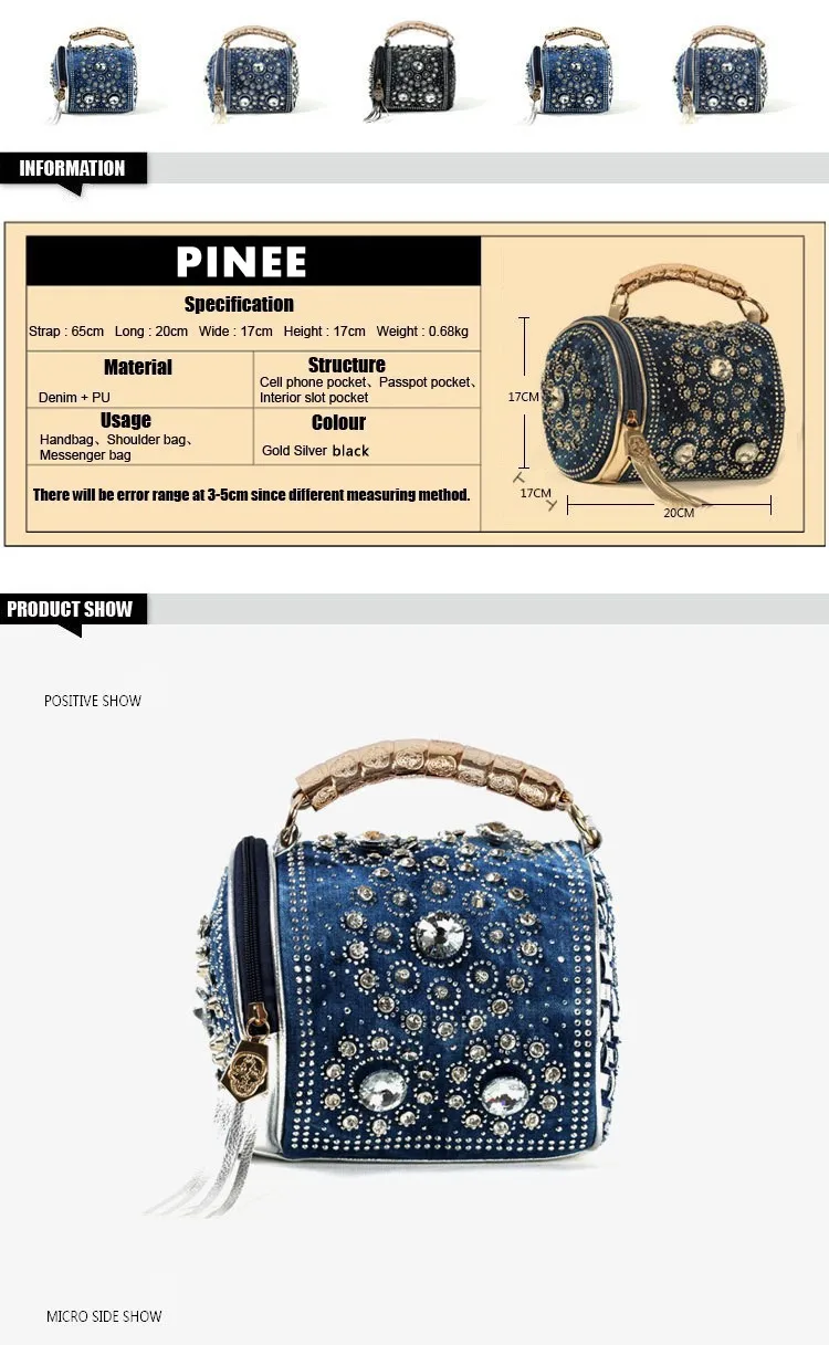Denim Handbag