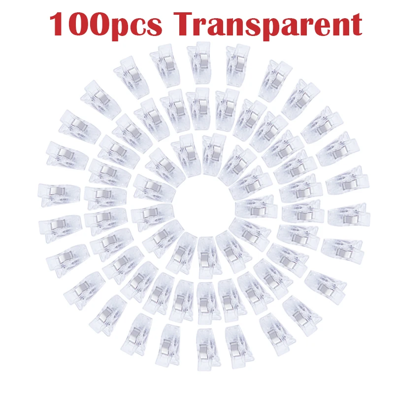 LMDZ 100 шт многоцветные пластиковые зажимы для шитья, универсальные зажимы для шитья, вязаная подвеска