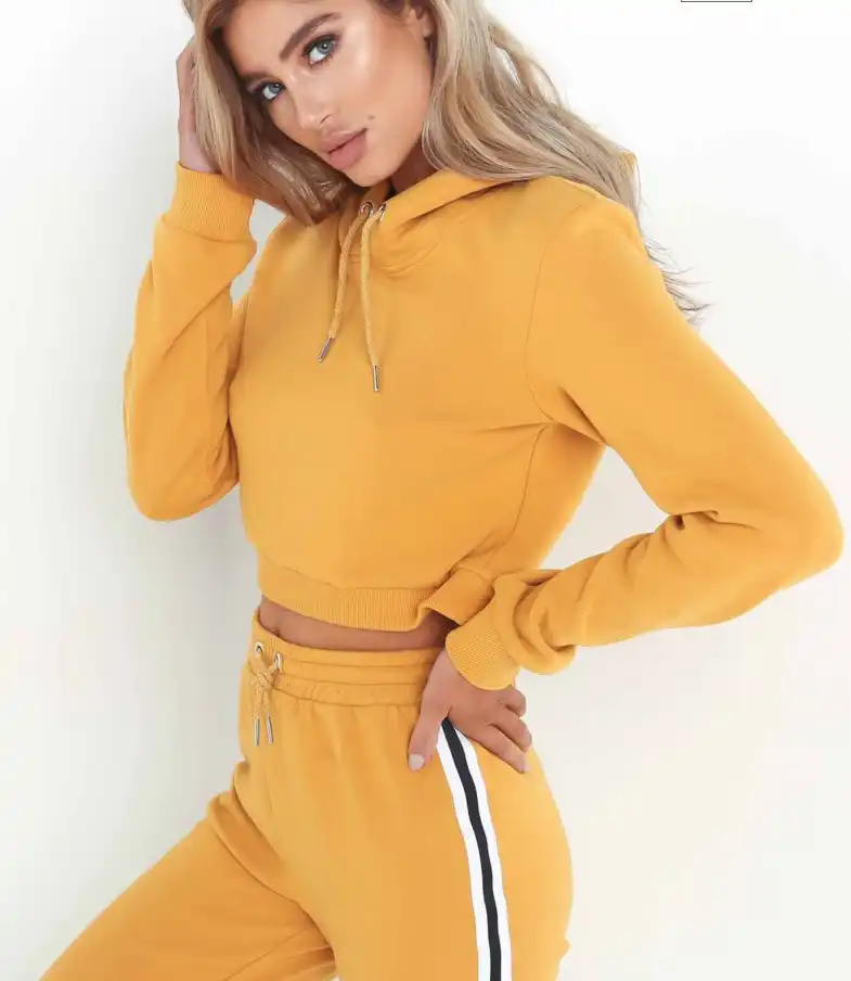 yellow pink sweatsuit