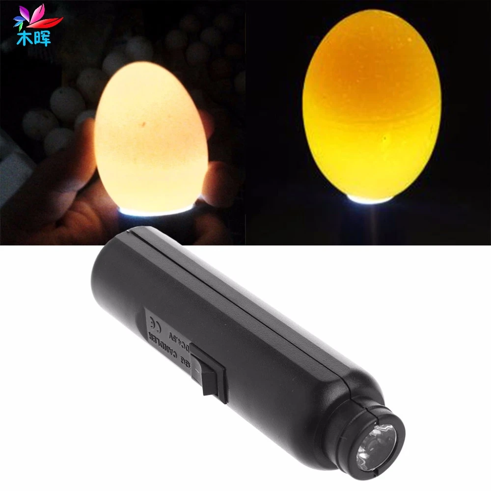 LED Light Incubator Egg Candler Tester For Hatching Eggs Quail Poultry EU Plug apr11_35in Cages