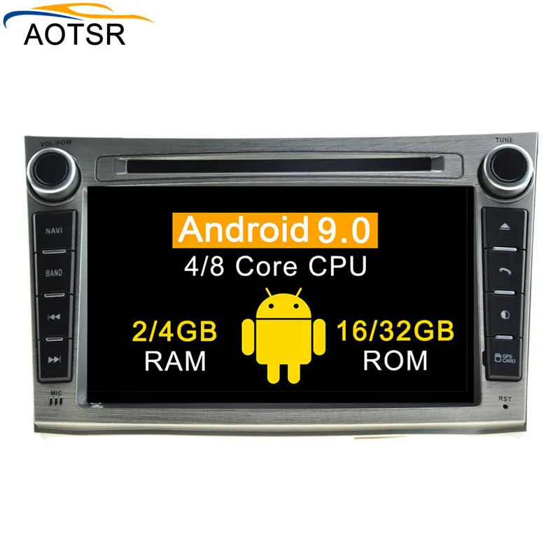 Discount IPS Android 9.0 car multimedia dvd player head unit For Subaru Legacy Outback 2008-2014 GPS Navigation radio auto stereo wifi BT 3