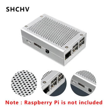 

For Raspberry Pi 3 Case Aluminum Case Shell Silver Metal Box Enclosure Compatible with Raspberry Pi 3 Model B 3B Plus