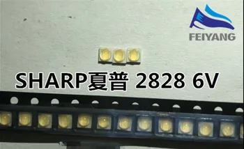 

500PCS LED Backlight High Power LED 0.8W 2828 6V Cool white 45LM GM2BB1ZF2CEM TV Application For Sharp
