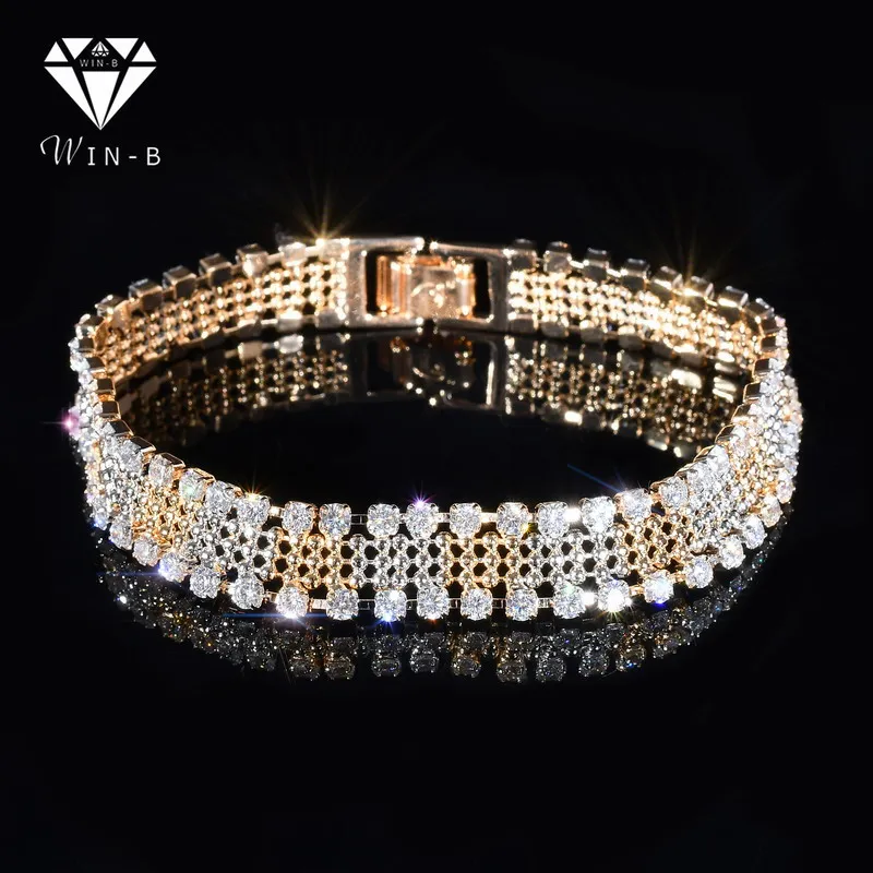 

WIN-B Luxury Fashion Gold Crystal JoyasBracelet & Jewelry For Women Gifts Femme Bridal Armbanden Voor Vrouwen Bijoux armbandje