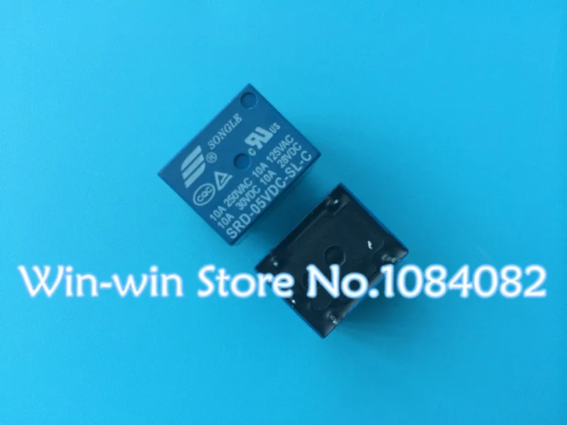 10 шт 5V DC SONGLE Мощность реле T73-5V SRD-5VDC-SL-C SRD-05VDC-SL-C PCB Тип в наличии | Лампы и освещение