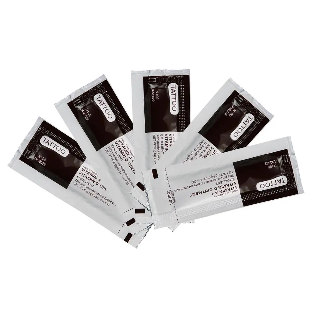 

RU warehouse 50pcs Vitamin A D Ointment Cream For After Cream Tattoos Care Skin Repair VA VD Vitamin a&d Body Art Healing Skin
