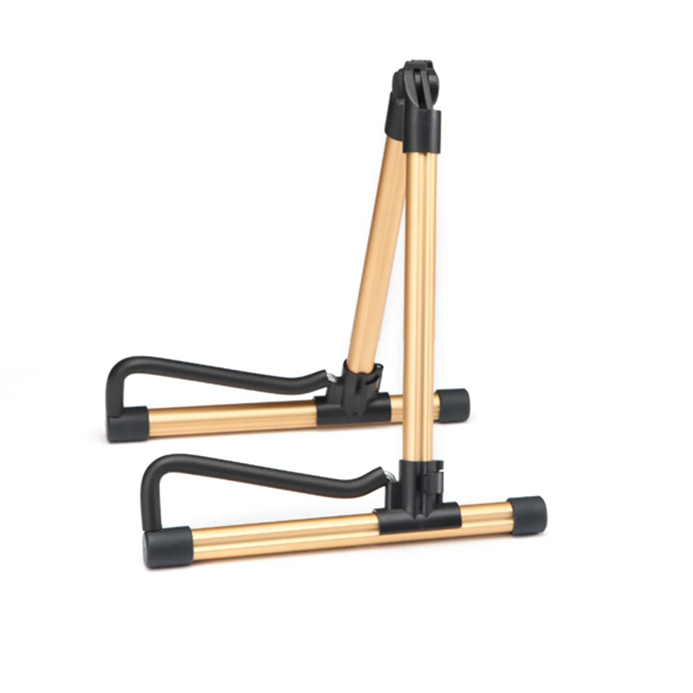 Foldable Guitar Stand Lightweight Portable Guitar Bass Stringed Instrument Stand Holder for Professional Guitarist -