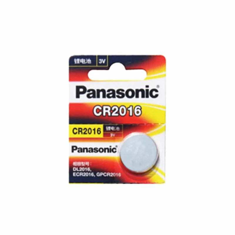 Оригинальный кнопочный аккумулятор PANASONIC CR2016 1 шт. часы батарея 3 в управляемая